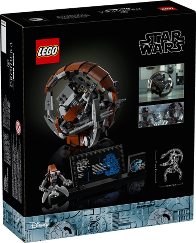 Set LEGO Star Wars Droideka 75381, model koleksionues, 583 pjesë, multingjyrësh