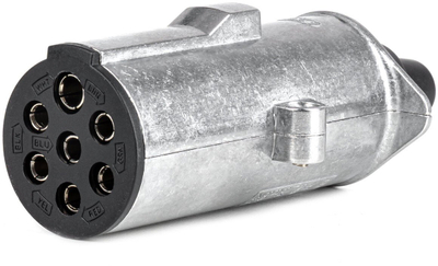 Prizë rimorkio AMIO 04790, 24V, tip N, alumini