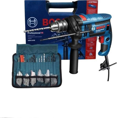 Trapan me goditje Bosch GSB 16 RE Professional, 750W, 2.2kg, blu