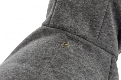 Bluzë me kapuç për qen Trixie BE NORDIC Flensburg, XS 27 cm, material sweatshirt, gri