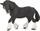 Figurinë Schleich Black Shire Horse, plastikë, e zezë