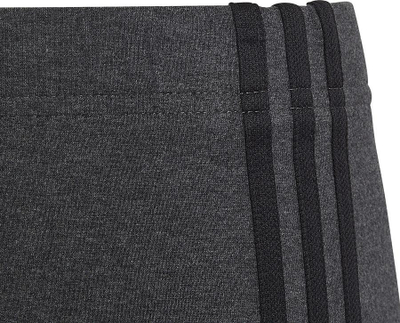 Leggins për goca adidas 3S Leg Jr HB7937, pambuk poliester, të ngushta, gri
