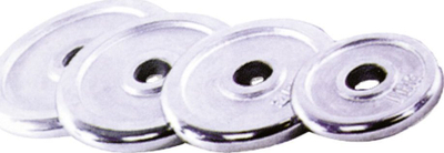 Plata peshe Spartan Chrome, set 2x2.5 kg, vrimë 30 mm, ngjyrë argjendi