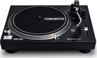 Pikap Reloop RP 1000 MK2 me rrip, me kokë Ortofon OM, ngjyrë e zezë