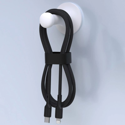 Kabllo USB Dudao L9X USB C në Lightning, 1m, 30W, e zezë