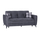 Divan Juana HM3166.30 217×80×88 cm, gri