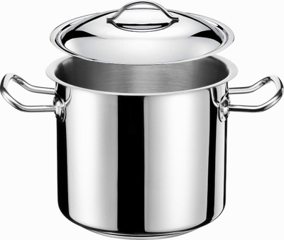 Tenxhere e lart Tomgast, 24 cm, çelik inox, argjendtë