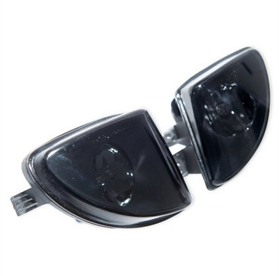 Сет светла за магла DM Autoteile Clear Glass Smoke Black H8, за БМВ F10 F11 2010 2013, црна