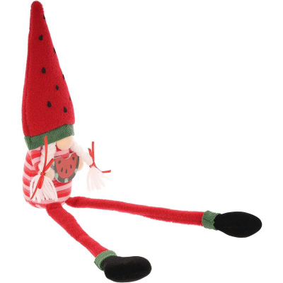 Figurinë zbukuruese Saska Garden Xhind me shalqin, 35cm, pranverë/verë, shumëngjyrëshe