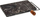 Dërrasë prerje Kinvara Black, 21 x 2.5 x 24 cm, metal, mermer edhe dru akacie, e zezë