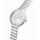 Orë goca G.Rossi 12120B 3C1, mekanizëm quartz, çelik inox, argjend