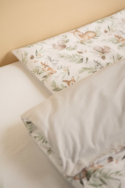 Set posteqesh Sensillo Bedding Little Deer, 100x135 cm, pambuk, shumëngjyrësh
