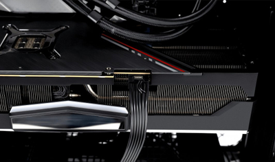 Kabllo Deepcool GP-PCI-E-12VHPWR, 0.65m, 12VHPWR në 2x PCIe 8-pin, e zezë