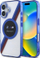 Kllapë telefoni BMW Motorsport IML Circle, MagSafe, për iPhone 16 6.1", transparente blu