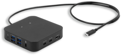 Docking station LMP USB C Triple DisplayDock, 12 porta, 4K DisplayLink, PD 85W, gri