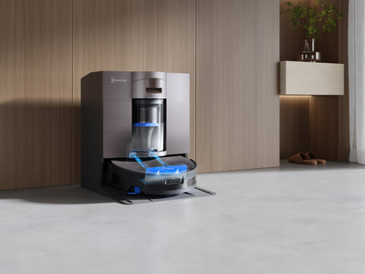 Robot fshesë Ecovacs Deebot X11 OmniCyclone, 3800Pa, me fshirje të lagësht, gri