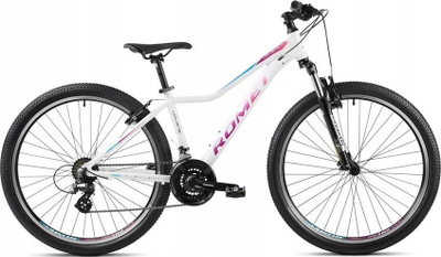 Biçikletë malore Romet Jolene 7.0, kornizë 15", rrota 27.5", e bardhë