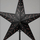 Lampë dekorative Advent Star, LED, 45cm, e zezë