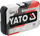 Set çelësash Yato YT, 34 copë, 1/4" 3/8", gri