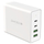 Dviced Desktop Charger 100W GaN 2 USB-A, 2 USB-C EU, White