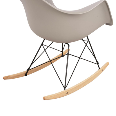 Kolltuk lëkundës 61x71x64cm (HM0035.20), gri/ zezë