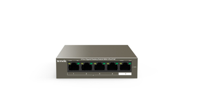 Switch rrjeti Tenda TEG1105P-4-63W, 5 porta Gigabit, PoE, gri