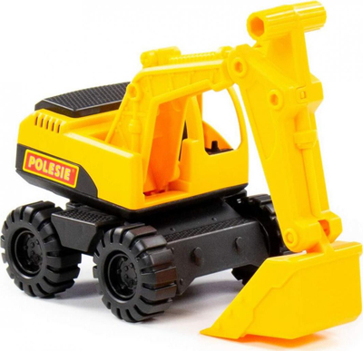 Lodër eskavator Polesie Expert Mini 86358, makinë ndërtimi, me ngjyra