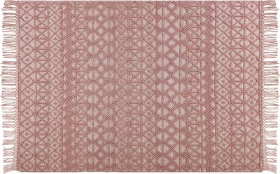 Tapet Beliani ALUCRA, 160x230 cm, lesh dhe poliester, rozë