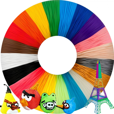 Filament 3D Pen PLA, 1.75mm, 100m, shumëngjyrësh
