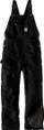 Pantallona pune Carhartt Duck Dungarees, pambuk 100%, përforcime te gjunjët, të zeza