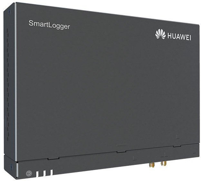 Data‑loger fotovoltaik Huawei SmartLogger 3000A01, deri 80 pajisje, LAN RS485, gri i errët