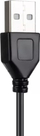 Llambë tavoline Izoxis 23503 2 në 1, LED, USB, e zezë