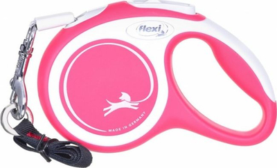 Rrip për qen Flexi Automatic New Comfort, 3m, i kuq