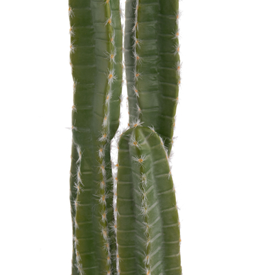 Bimë dekorative sintetike HM4741, kaktus me vazo, 141 cm, jeshile