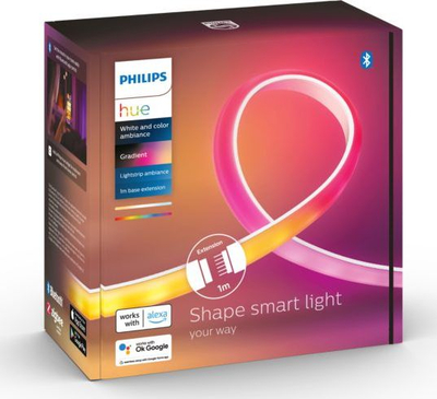 Shirit LED Philips Hue Gradient Extension, 1m, shumëngjyrësh