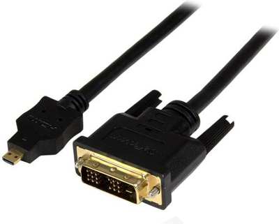 Kabllo StarTech Micro HDMI në DVI D HDDDVIMM1M, 1m, e zezë