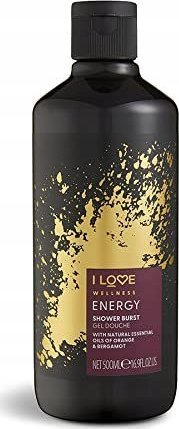 Xhel dushi I LOVE Wellness Shower Burst Energy, 500ml, aromë portokalli dhe bergamoti