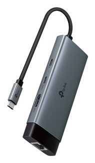 Hub USB C TP-Link UH6120C, 6 porta, gri