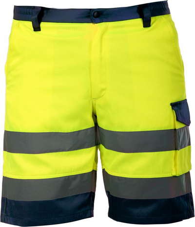 Pantallona pune të shkurtër Lahti Pro Hi-Vis, M, të verdhë