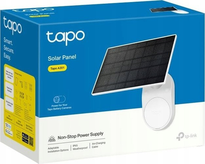 Сончев панел TP-Link Tapo A201, 5.2V 2.5W, Type C, црн
