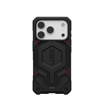 Mbrojtëse telefoni UAG Monarch Pro për iPhone 17 Pro, MagSafe, Kevlar, e zezë