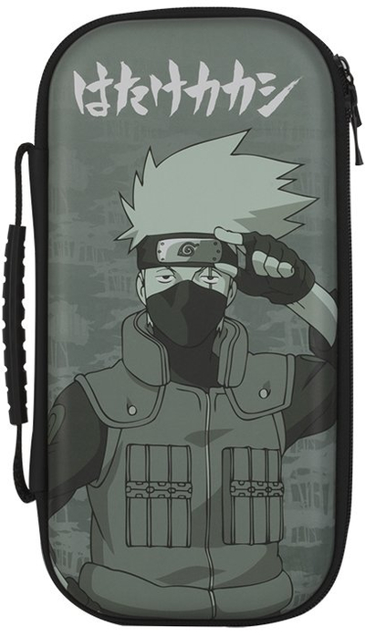 Çantë mbrojtëse Naruto Kakashi për Nintendo Switch, me ndarje për lojëra, gjysmë e fortë, gri