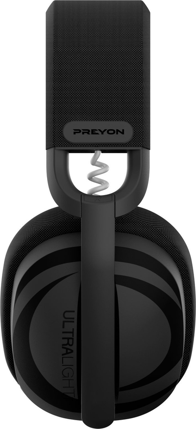 Set gaming Preyon Tornado Fly PTF40B me qëndrus kufjesh Heron Beak PHB41B, RGB, wireless charging, i zi