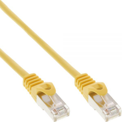 Kabllo rrjeti InLine Patch Cord F UTP Cat5e, 3 metra, e verdhë