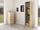 Raft librash Topeshop SHELF UNIT R50, 181x50x30cm, dru artisan oak