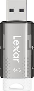 USB Lexar JumpDrive S60, 64GB, USB 2.0, e bardhë