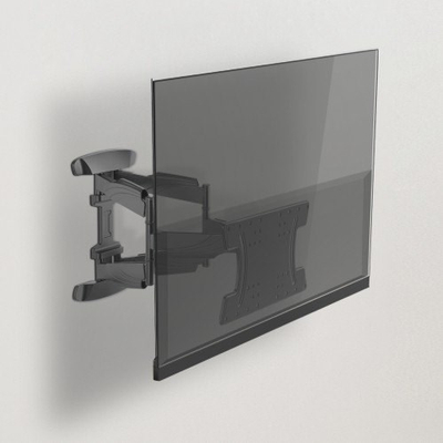 Mbajtëse muri për TV Maclean, 32"-65", VESA 400x200, e zezë