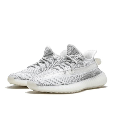 Atlete Adidas Yeezy Boost 350 V2 Static NRF, për përditshme, gri me të bardh