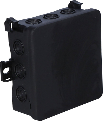 Kuti montuese Simet NT NS7 Fastbox, 100x100x40 mm, IP54, e zezë
