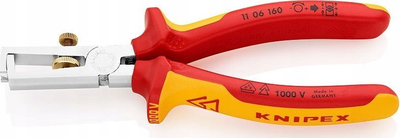 Klesta për zhvesh kabllo Sthor S0022J, 160mm, të izolume 1000V, portokalli